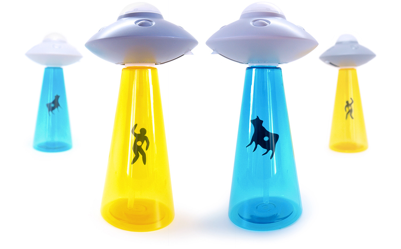 Illustration for article titled UFO Soap Pumps: Take Me To Your Lever